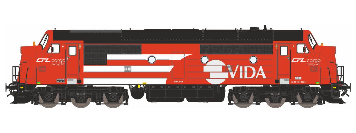 Dekas DK-8750184 - H0 - Diesellok TMX 1004, CFL Cargo, Ep. VI - DC-Sound